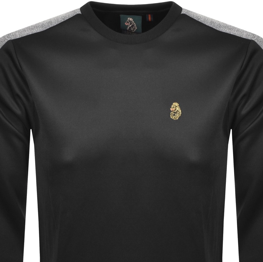 Alternative Image for ProductLuke 1977 Patter Colour Block Sweatshirt Black2